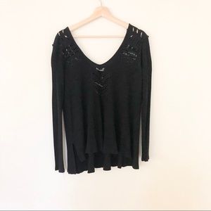 Free People We The Free V Neck Top